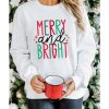 Azura Exchange Merry and Bright Long Sleeve Graphic Sweatshirt – 2XL