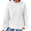 Azura Exchange Lattice Textured Kangaroo Pocket Hoodie – 2XL