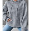 Azura Exchange Lattice Textured Kangaroo Pocket Hoodie – 2XL