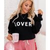 Azura Exchange Lover Crew Neck Sweatshirt with Letter Print – 2XL