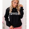 Azura Exchange Lover Crew Neck Sweatshirt with Letter Print – 2XL