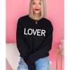 Azura Exchange Lover Crew Neck Sweatshirt with Letter Print – 2XL