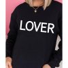 Azura Exchange Lover Crew Neck Sweatshirt with Letter Print – 2XL