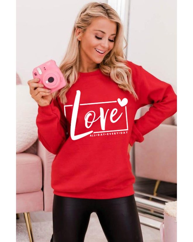 Azura Exchange Love Graphic Sweatshirt – M