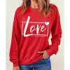 Azura Exchange Love Graphic Sweatshirt – M