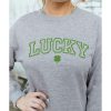 Azura Exchange Clover Embroidered Pullover Sweatshirt – 2XL