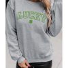 Azura Exchange Clover Embroidered Pullover Sweatshirt – 2XL