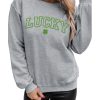 Azura Exchange Clover Embroidered Pullover Sweatshirt – 2XL