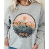 Azura Exchange Bull Graphic Print Sweatshirt – 2XL