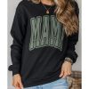 Azura Exchange Mama Varsity Crew Neck Sweatshirt – M