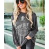 Azura Exchange NASHVILLE MUSIC CITY Corded Graphic Sweatshirt – L