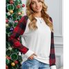 Azura Exchange Long Sleeve Buffalo Plaid Sweatshirt – 2XL