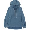 Azura Exchange High and Low Hem Hoodie – M