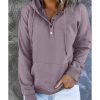 Azura Exchange Button Pullover Hoodie with Pocket – 2XL