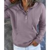 Azura Exchange Button Pullover Hoodie with Pocket – 2XL