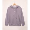 Azura Exchange Button Pullover Hoodie with Pocket – 2XL