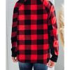 Azura Exchange Plaid Paneled Sweatshirt – L