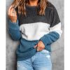 Azura Exchange Colorblock Plush Sweatshirt – M