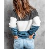 Azura Exchange Colorblock Plush Sweatshirt – M