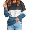 Azura Exchange Colorblock Plush Sweatshirt – M