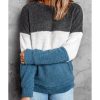 Azura Exchange Colorblock Plush Sweatshirt – M