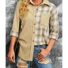 Azura Exchange Color Block Corduroy Shirt – 2XL