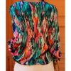 Azura Exchange Abstract Print Long Sleeve Shirt – L