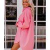 Azura Exchange Long Sleeve Oversized Tunic Shirt – L