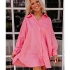 Azura Exchange Long Sleeve Oversized Tunic Shirt – L