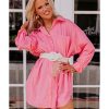 Azura Exchange Long Sleeve Oversized Tunic Shirt – L