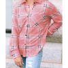 Azura Exchange Plaid Print Button Front Shirt – L