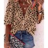 Azura Exchange Leopard Print Casual Shirt – L