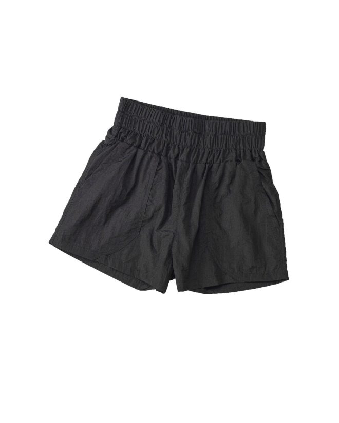 Azura Exchange Elastic High Waist Side Pockets Shorts – L