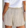 Azura Exchange Sequin High Waist Casual Shorts – L