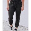 Azura Exchange Drawstring Waist Jogger Pants with Front Patch Pockets – L