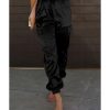 Azura Exchange Pocketed Satin Drawstring Pants – S