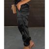 Azura Exchange Pocketed Satin Drawstring Pants – S