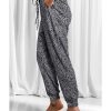 Azura Exchange Drawstring Lounge Jogger Pants with Animal Spots – S