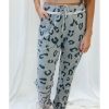 Azura Exchange Leopard Print Drawstring High Waist Jogger Pants – L