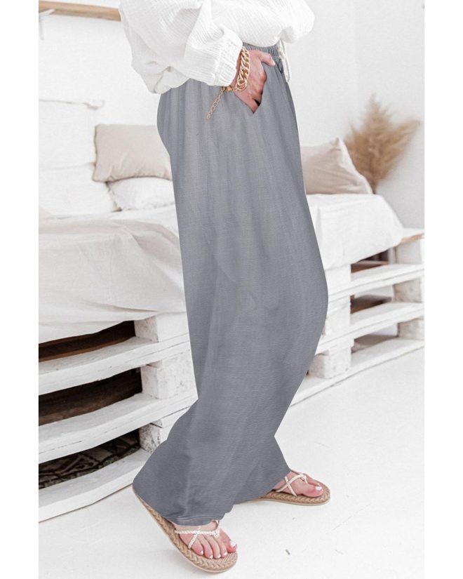 Azura Exchange Drawstring Wide Leg Pants – M