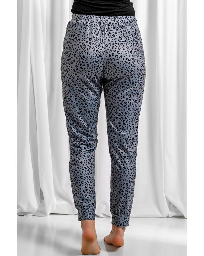 Azura Exchange Leopard Print Joggers – L