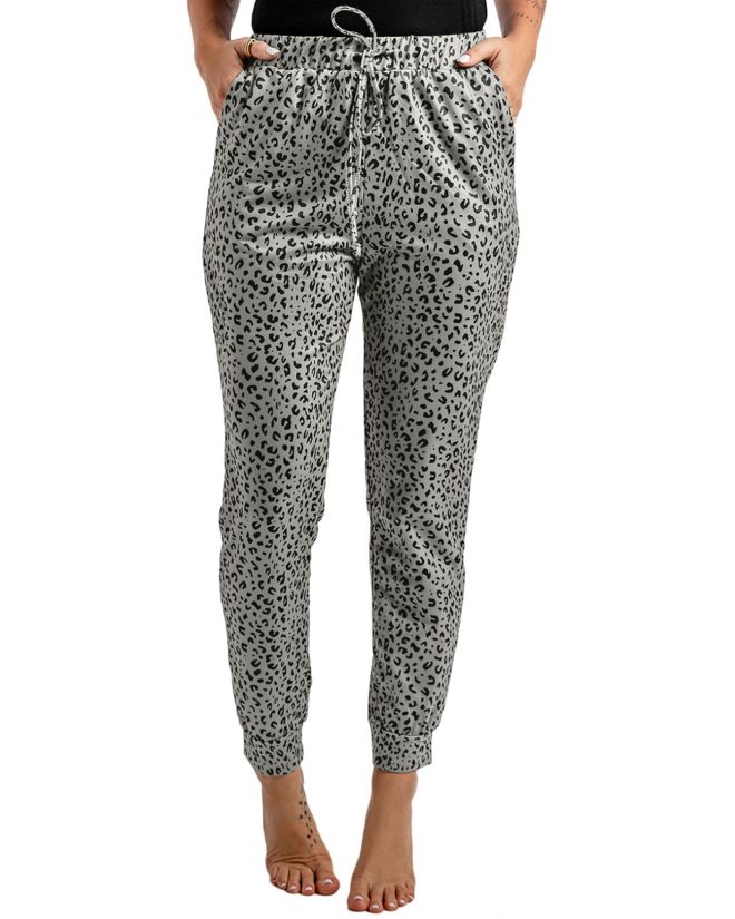 Azura Exchange Breezy Leopard Joggers – M