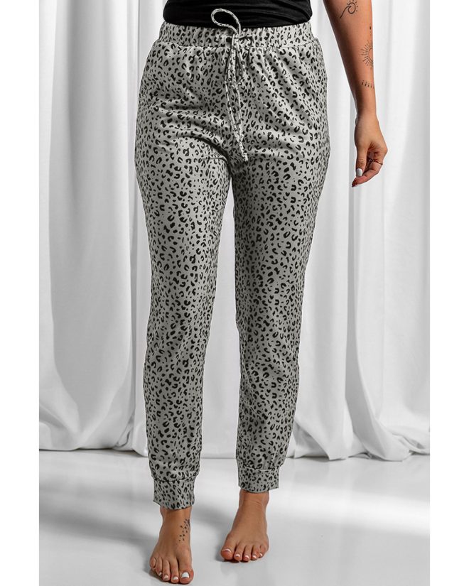 Azura Exchange Breezy Leopard Joggers – M