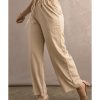 Azura Exchange Drawstring Waist Crinkled Wide Leg Pants – 2XL