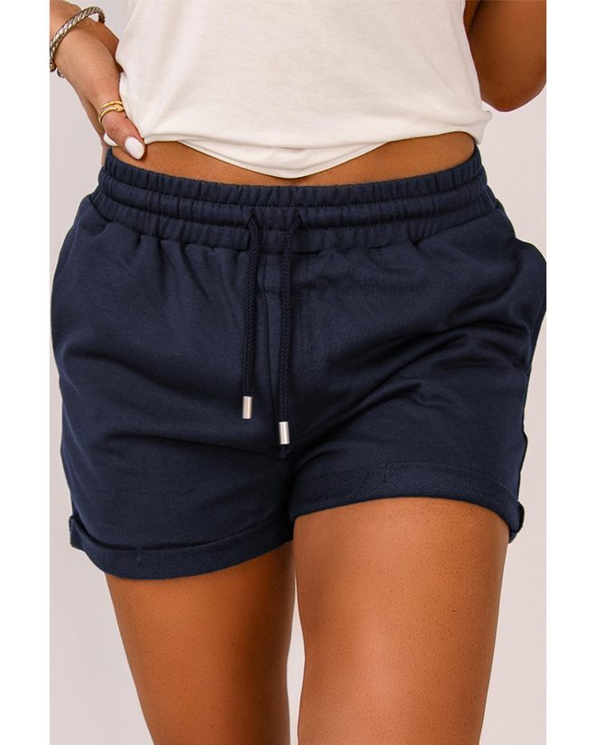 Azura Exchange Tie Waist Lounge Shorts – M