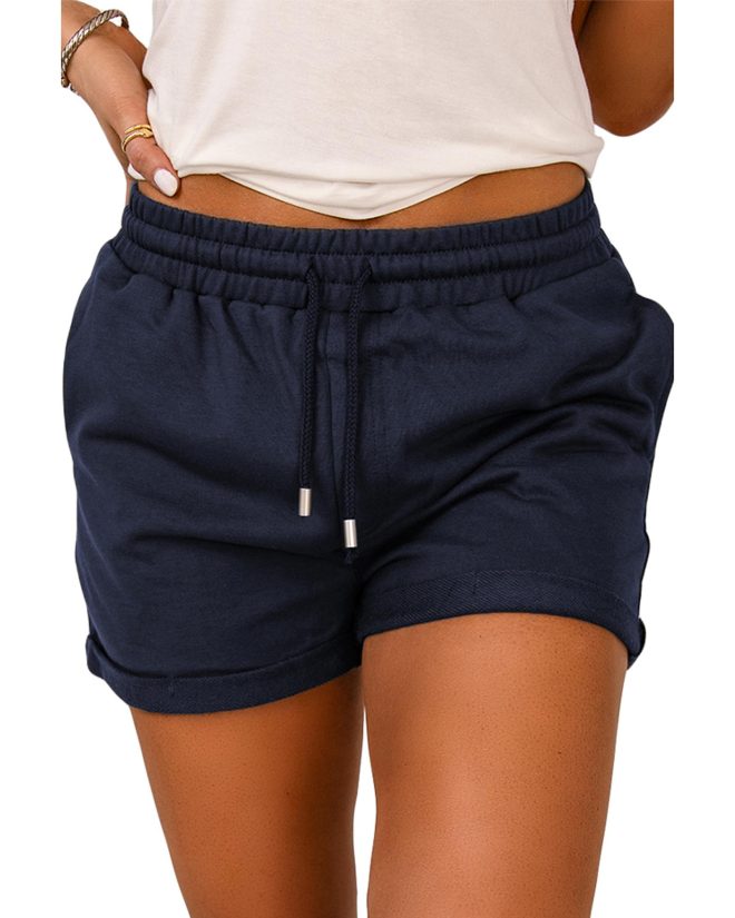 Azura Exchange Tie Waist Lounge Shorts – M