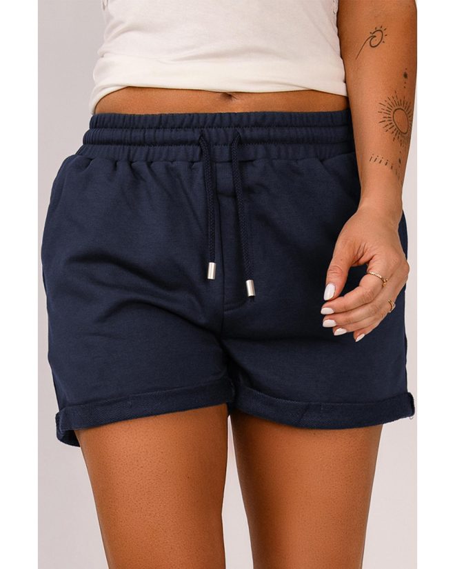 Azura Exchange Tie Waist Lounge Shorts – M