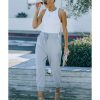 Azura Exchange Causal Pants with Pockets – L