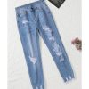 Azura Exchange Distressed Boyfriend Denim Pants – S