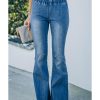 Azura Exchange Distressed Bell Bottom Denim Pants – M